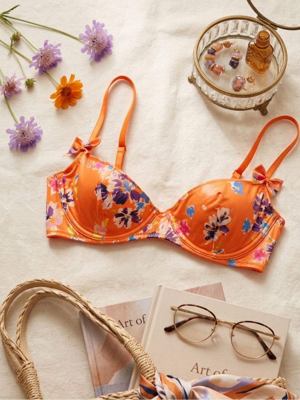 Savage X Fenty Unlined Demi Bra – 32D l | Vinyl‑Look Y2K Glam | Bold Boudoir